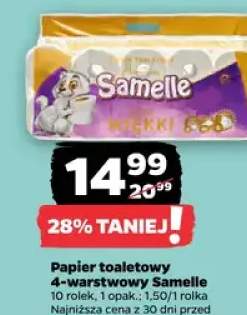 Papier toaletowy 4-warstwowy Samelle