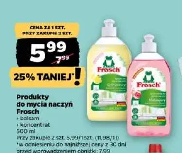 Produkty do mycia naczyń Frosch koncentrat