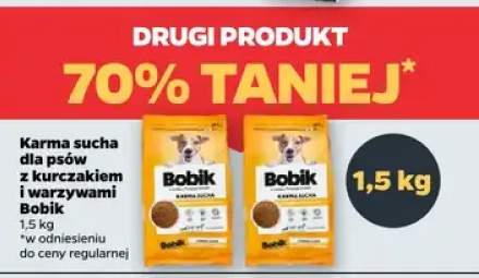 Karma sucha dla psów z kurczakiem i warzywami Bobik