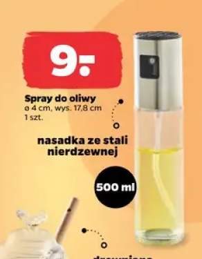 Spray do oliwy ø4cm wys.17,8cm nasadka ze stali nierdzewnej