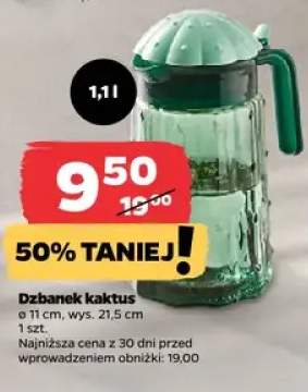 Dzbanek kaktus ø11cm wys.21,5cm