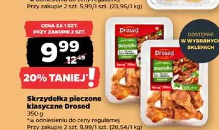 Skrzydełka pieczone klasyczne Drosed