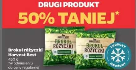 Brokuł różyczki mrożony Harvest Best