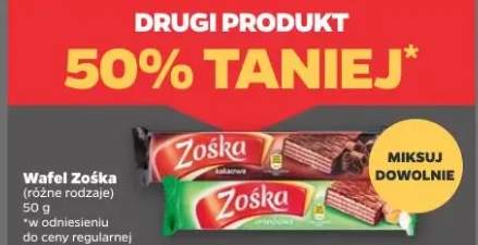 Wafel Zośka orzechowy