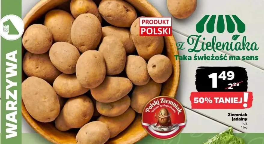 Ziemniak jadalny luz