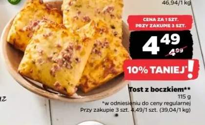 Tost z boczkiem
