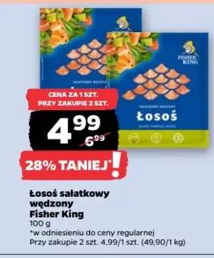 Łosoś sałatkowy wędzony Fisher King