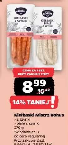 Kiełbaski białe z szynki Mistrz Rohus