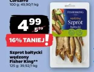 Szprot bałtycki wędzony Fisher King