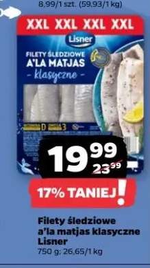 Filety śledziowe a'la matjas klasyczne Lisner