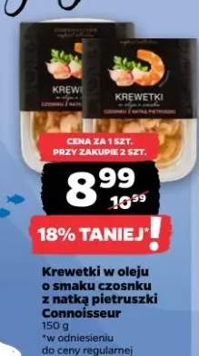 Krewetki w oleju o smaku czosnku z natką pietruszki Connoisseur
