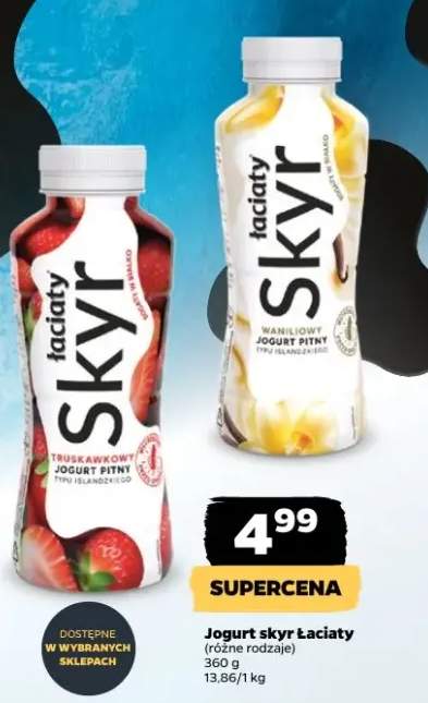 Jogurt skyr waniliowy Łaciate jogurt pitny typu islandzkiego