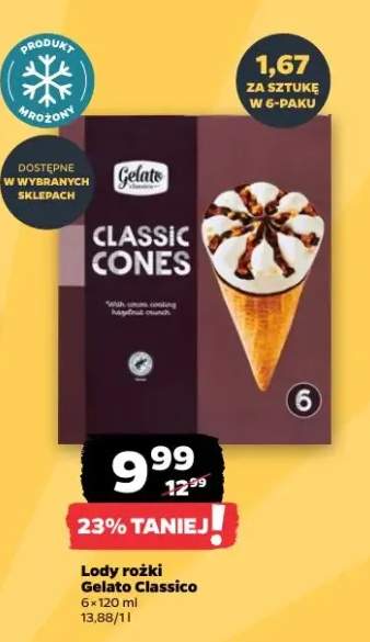 Lody rożki Classic Cones Gelato Classico