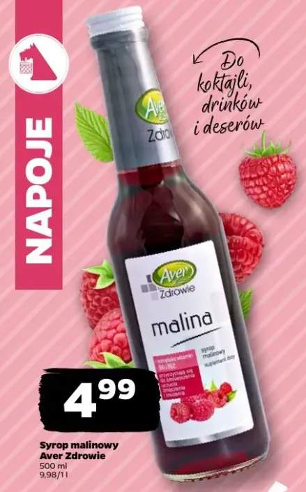 Syrop malinowy Aver Zdrowie