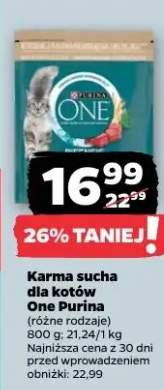 Karma sucha dla kotów One Purina