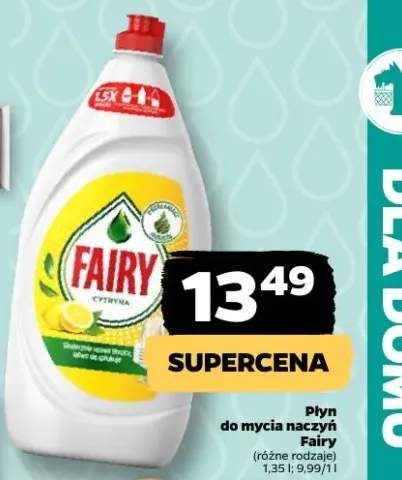 Płyn do mycia naczyń Fairy cytryna