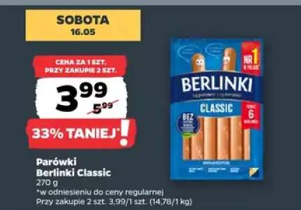 Parówki Berlinki Classic