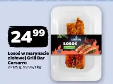 Łosoś w marynacie ziołowej Grill Bar Corsarro