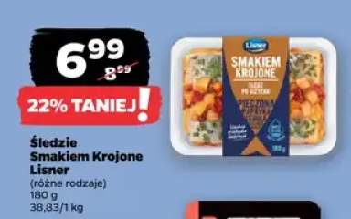 Śledzie Smakiem Krojone Lisner