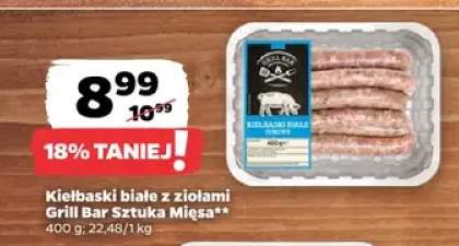 Kiełbaski białe z ziołami Grill Bar Sztuka Mięsa