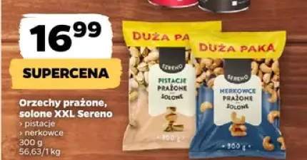 Orzechy prażone solone pistacje XXL Sereno