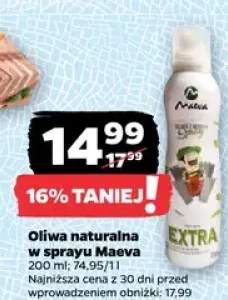 Oliwa naturalna w sprayu Maeva Extra