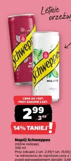 Napój Schweppes