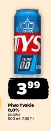 Piwo Tyskie Zero 0,0%