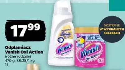 Odplamiacz Vanish Oxi Action