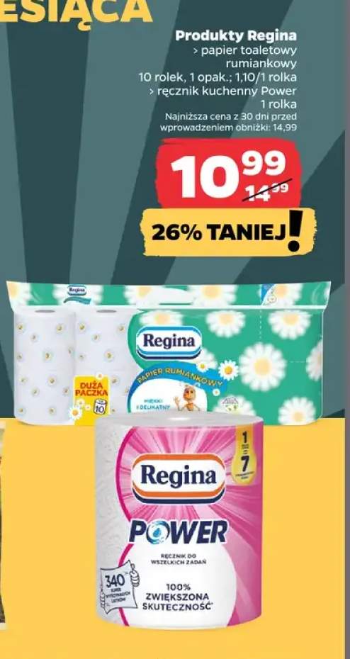 Papier toaletowy rumiankowy Regina