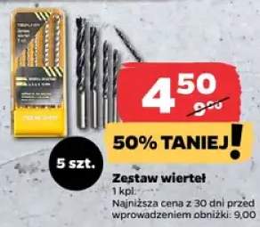 Zestaw wierteł Techliner 5szt.