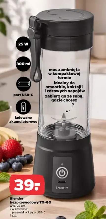 Blender bezprzewodowy TO-GO Smarty 25W