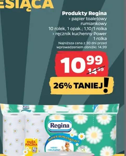 Papier toaletowy rumiankowy Regina