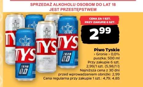 Piwo Tyskie Gronie puszka