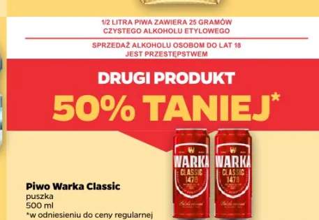 Piwo Warka Classic