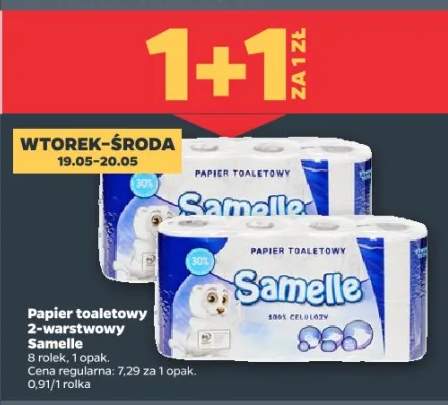 Papier toaletowy 2-warstwowy Samelle