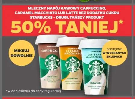 Mleczny napój kawowy Latte bez dodatku cukru Starbucks