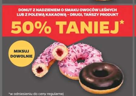 Donut z polewą kakaową