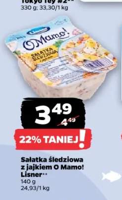 Sałatka śledziowa z jajkiem O Mamo! Lisner