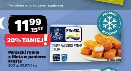 Paluszki rybne z fileta w panierce Frosta
