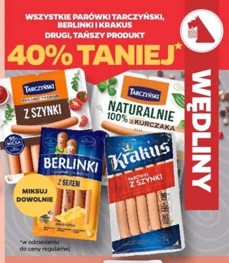 Parówki Tarczyński Naturalnie 100% z kurczaka