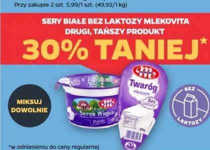 Serek Wiejski bez laktozy Mlekovita