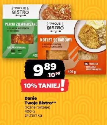 Danie kotlet schabowy z kapustą zasmażaną i puree ziemniaczanym Twoje Bistro