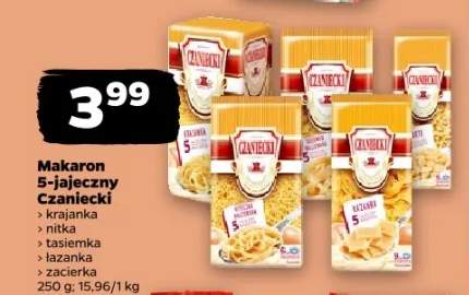 Makaron 5-jajeczny Czaniecki tasiemka
