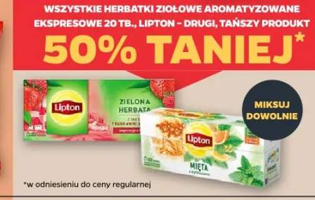 Herbatka ziołowa aromatyzowana ekspresowa Lipton Zielona Herbata z nutą truskawki