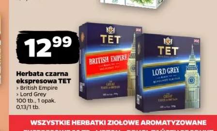 Herbata czarna ekspresowa TET