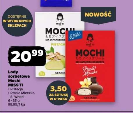 Lody sorbetowe Mochi MISS TI