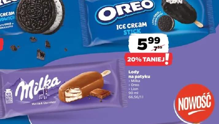 Lody na patyku Lion 90ml