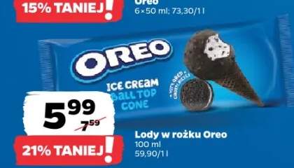 Lody w rożku Oreo 100ml