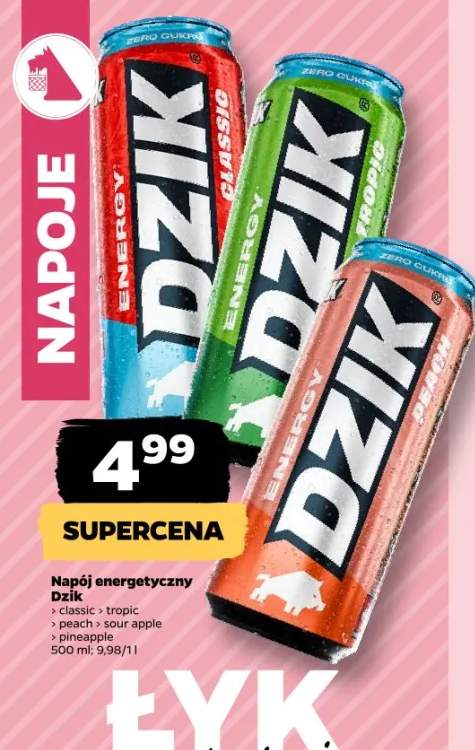 Napój energetyczny Dzik